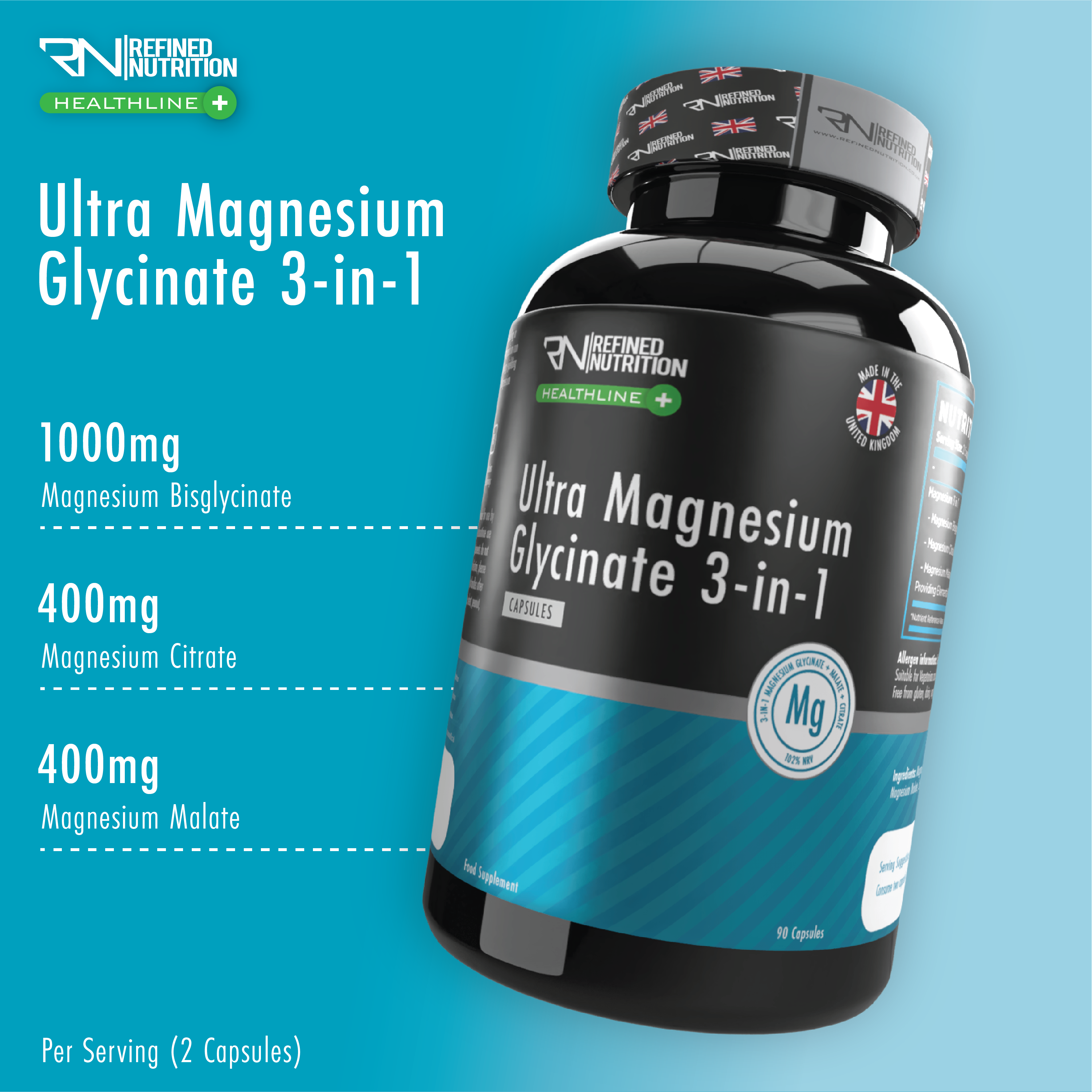 Ultra Magnesium Glycinate 3-in-1