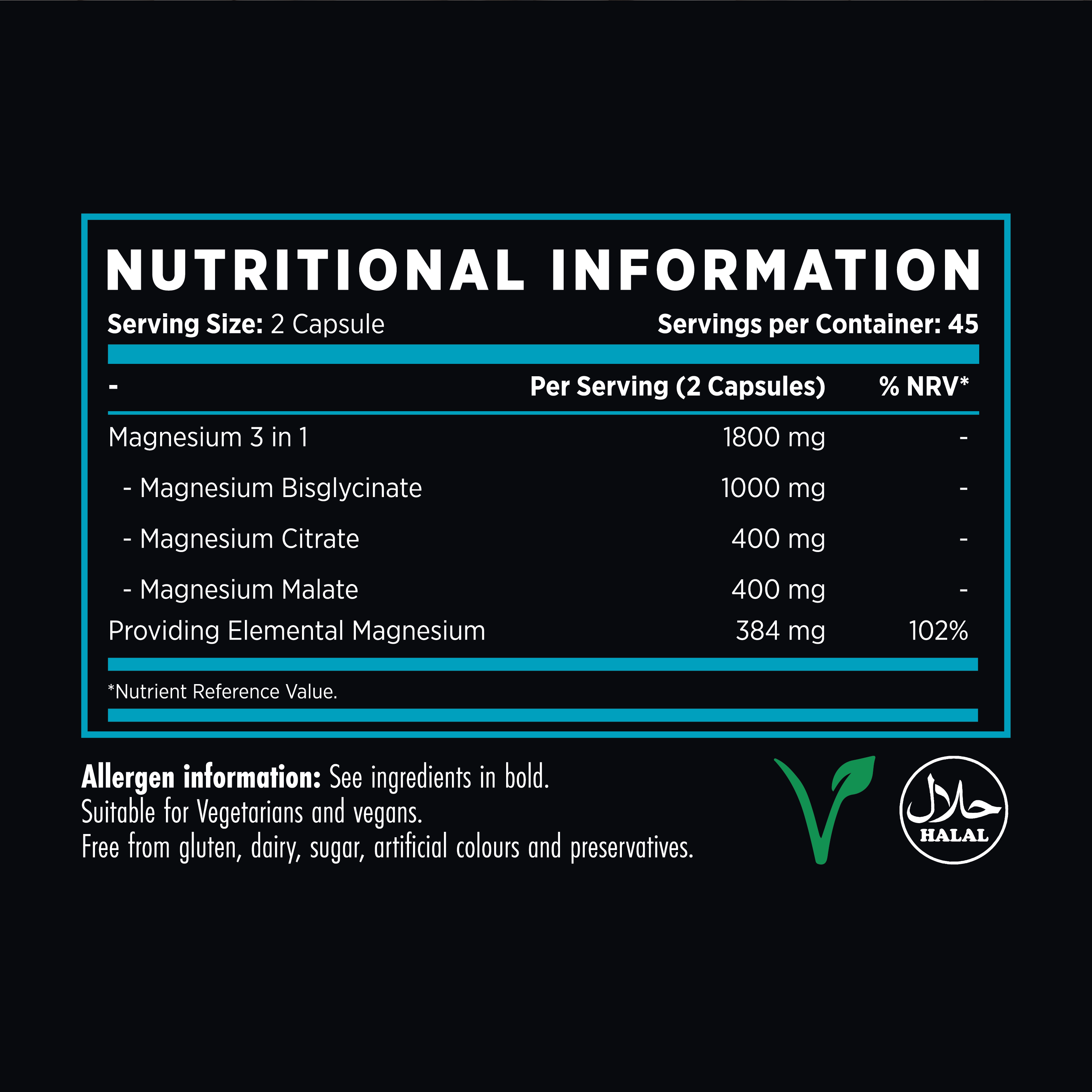 Ultra Magnesium Glycinate 3-in-1