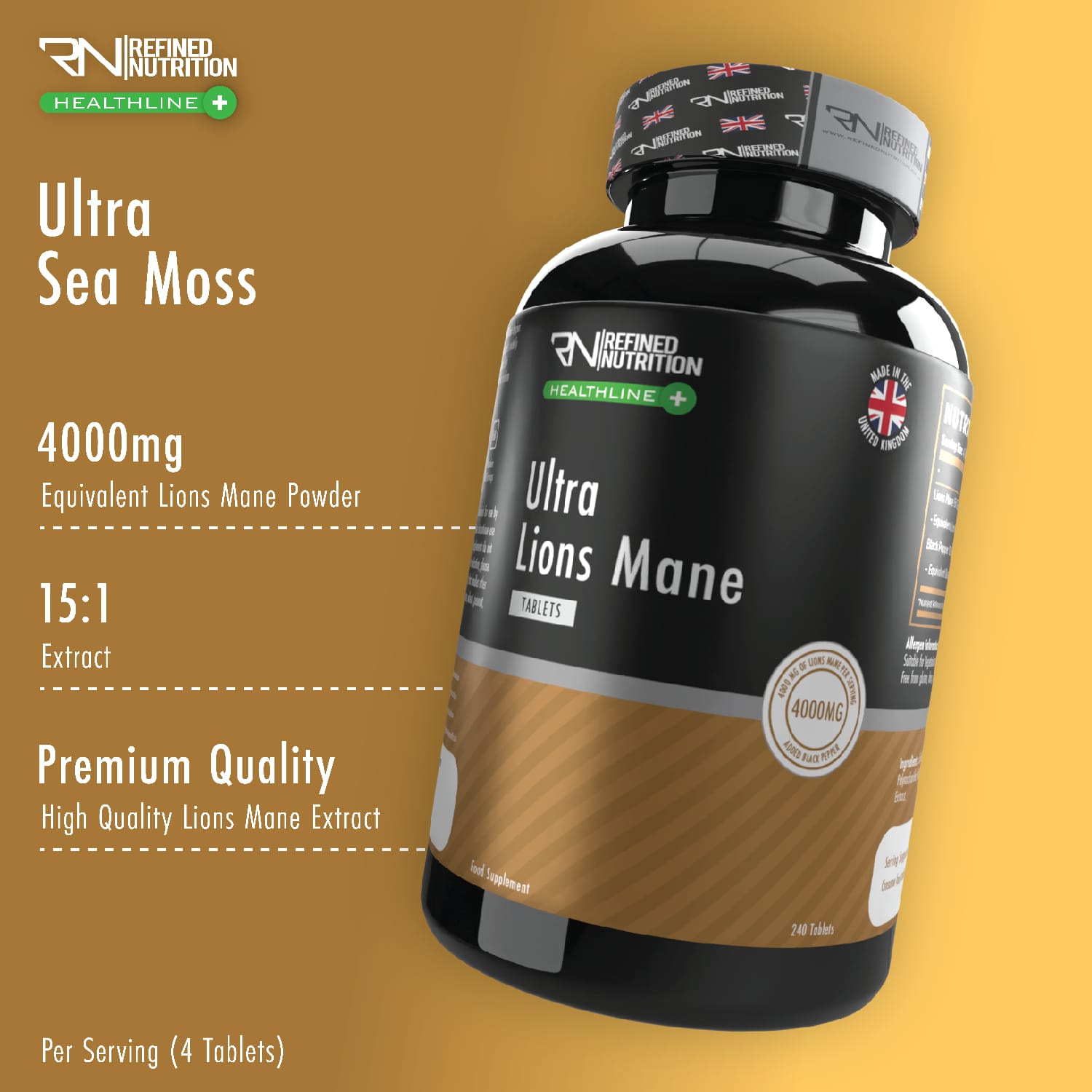 Ultra Lions Mane Tablets