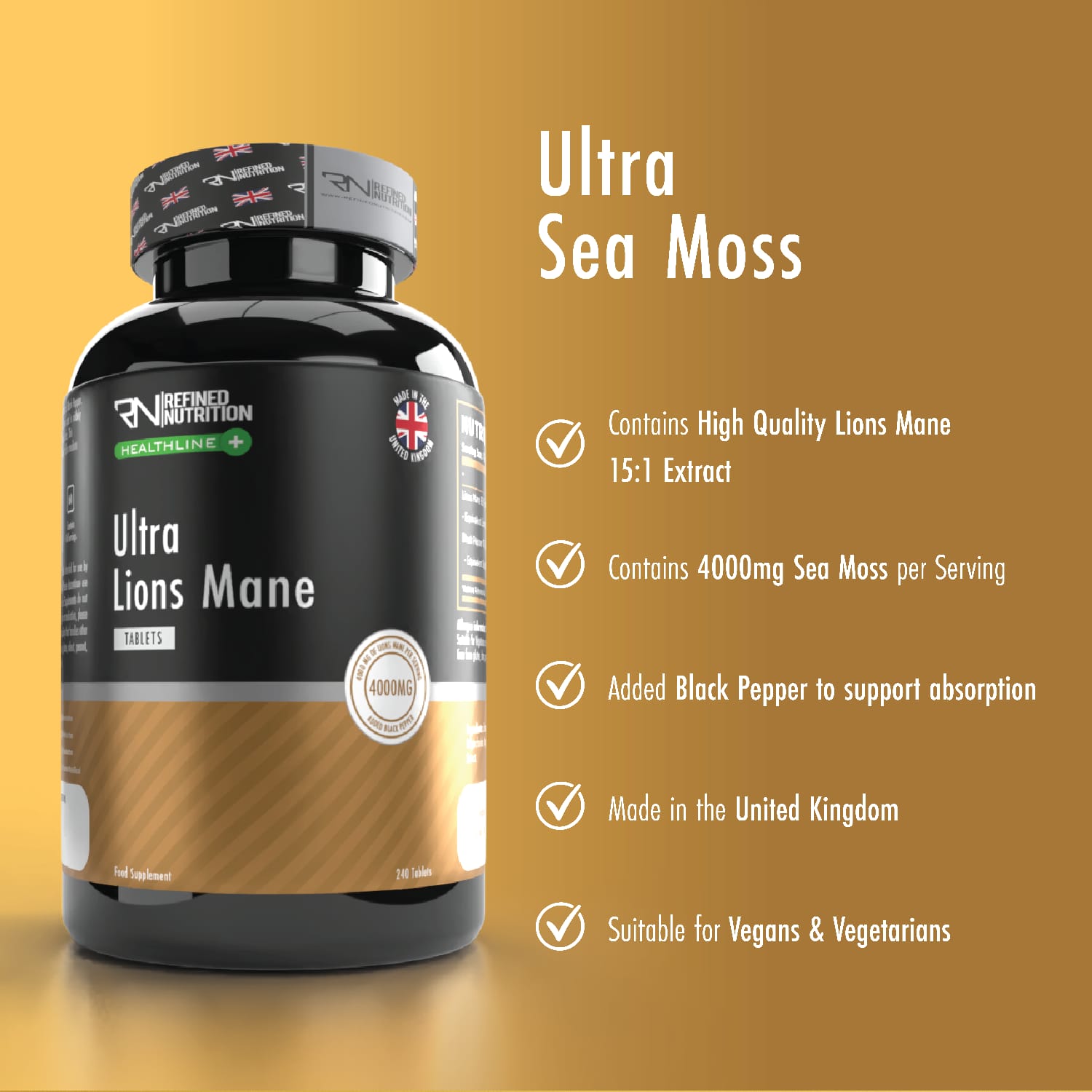 Ultra Lions Mane Tablets