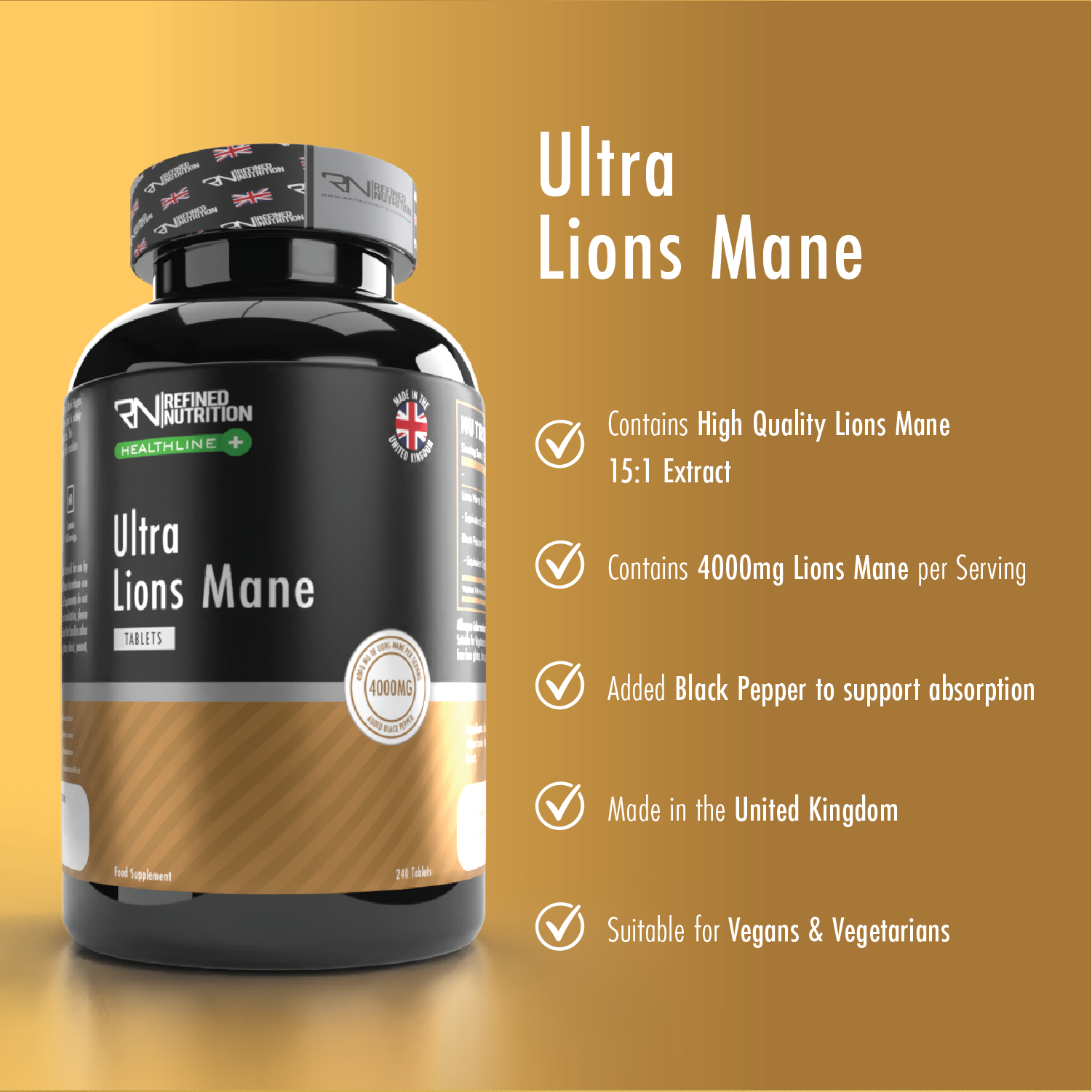 Ultra Lions Mane Tablets