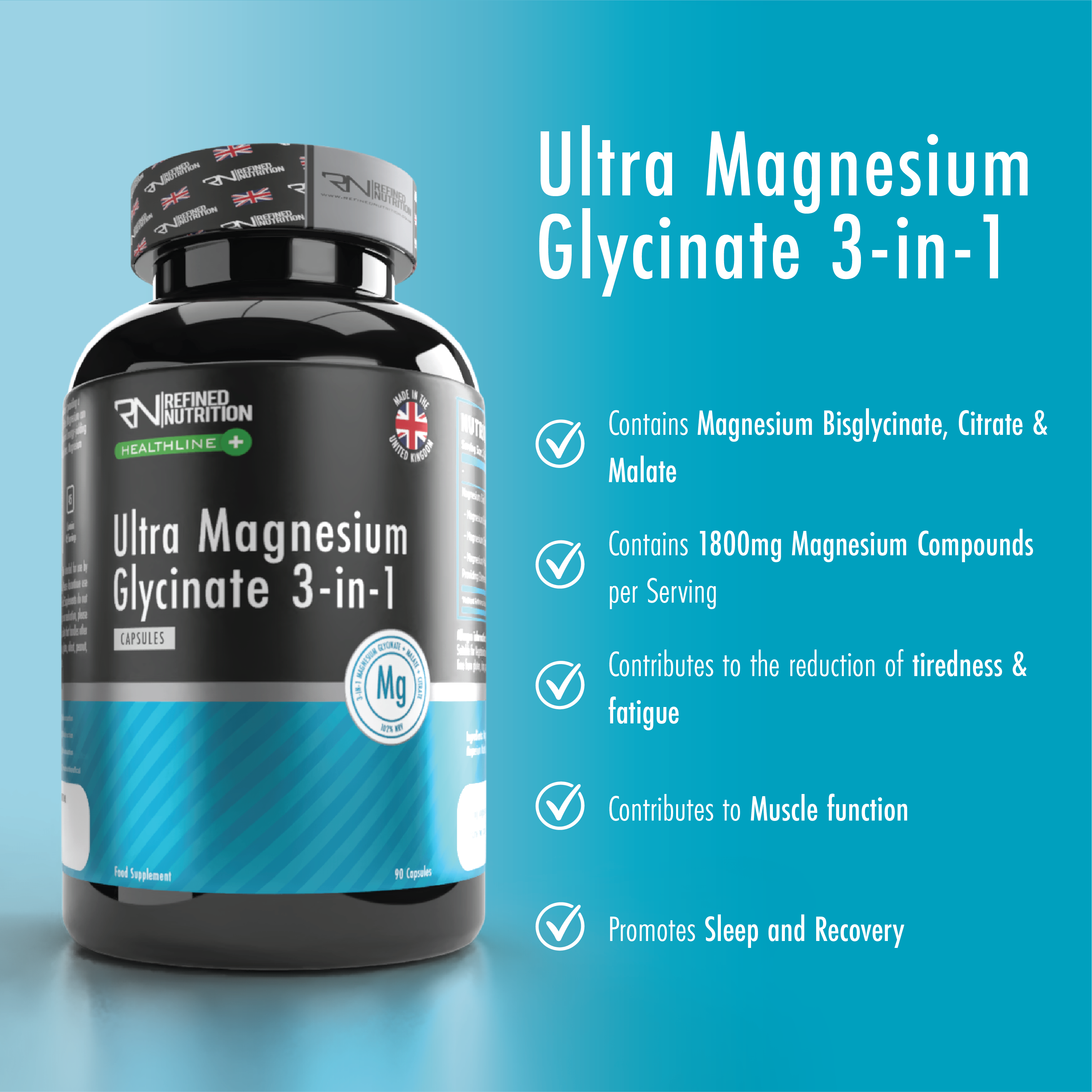 Ultra Magnesium Glycinate 3-in-1